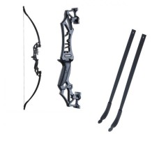 Arco Recurvo Riser Metal 30 a 40lb 54″ Diestro TopArcheyy