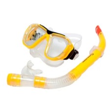 Set Snorkel National Geographic Adulto Mascara+Tubo Tuna 1 S Amarillo