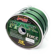 Monofilamento Max Force Verde Oscuro 100mts 0.18mm a 0.35mm