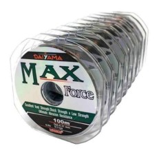 Monofilamento Max Force Verde Oscuro 100mts 0.23mm a 0.52mm