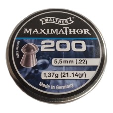 Munición        Walther Maximathor Outdoor 5.5