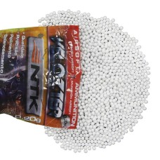 Balines Plásticos Airsoft BBS 6mm Velozter NTK en Bolsa