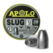 Munición Apolo Slug 5.5 250 unidades