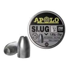 Munición Apolo Slug 5.5 25 grains 250 unidades