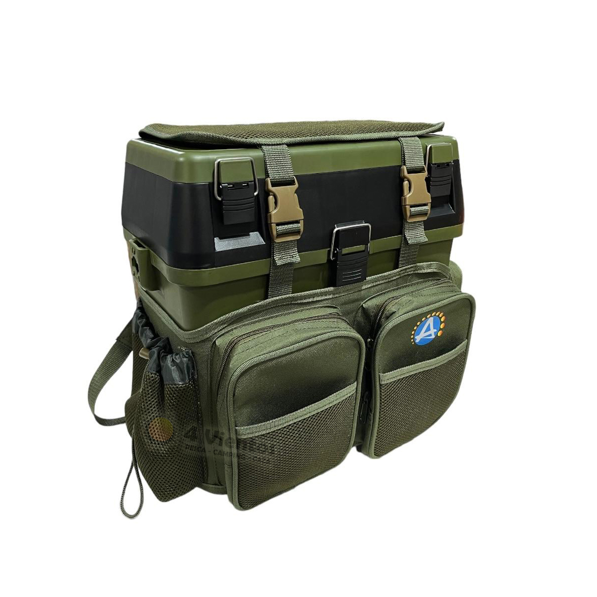 Caja de Pesca tipo Mochila con bolsillos y soporte 3 Caja de Pesca tipo Mochila con bolsillos y soporte - Imagen 3