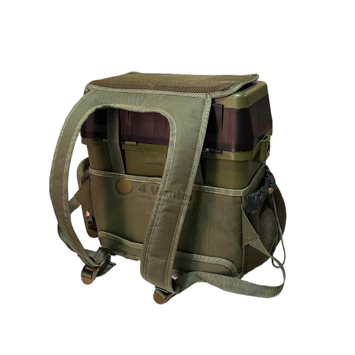 Caja de Pesca tipo Mochila con bolsillos y soporte 6 Caja de Pesca tipo Mochila con bolsillos y soporte - Imagen 6