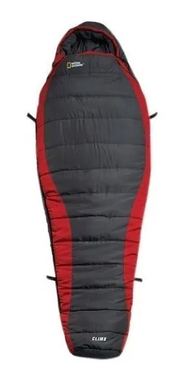 Sobre de Dormir National Geographic Climb Gris con Rojo