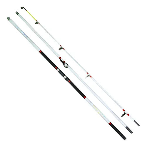 Caña Top Surf Frontal Carbón Blanca 3,90 3 T – 150-250 grs
