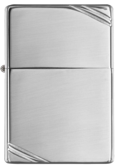 Encendedor Zippo High Polish Chrome Vintage with Slashes 260 - vista 2