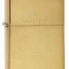 Encendedor Zippo Classic Brushed Solid Brass 204
