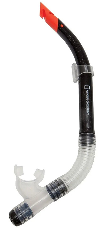 Tubo de Snorkel National Geographic Tunny 1 Negro