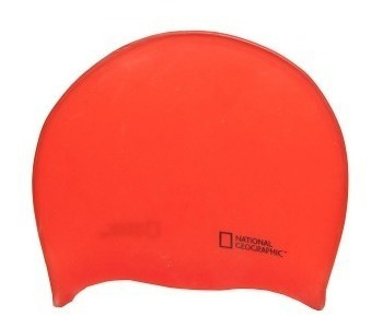 Gorro de Baño National Geographic de Silicona JR Rojo
