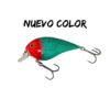 Señuelo Go Fishing Crankbait Paleta Corta CPC11 Rojo con Verde (Zanahoria)