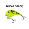 Señuelo Go Fishing Sub Superficie SUB07 Amarillo con Atigrado Negro