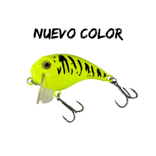Señuelo Go Fishing Sub Superficie SUB07 Amarillo con Atigrado Negro