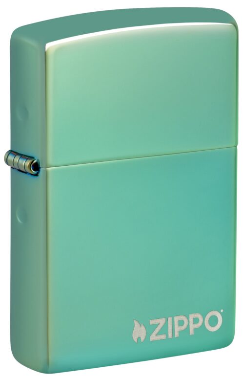 Encendedor Zippo Classic High Polish Green Zippo Logo 28129ZL