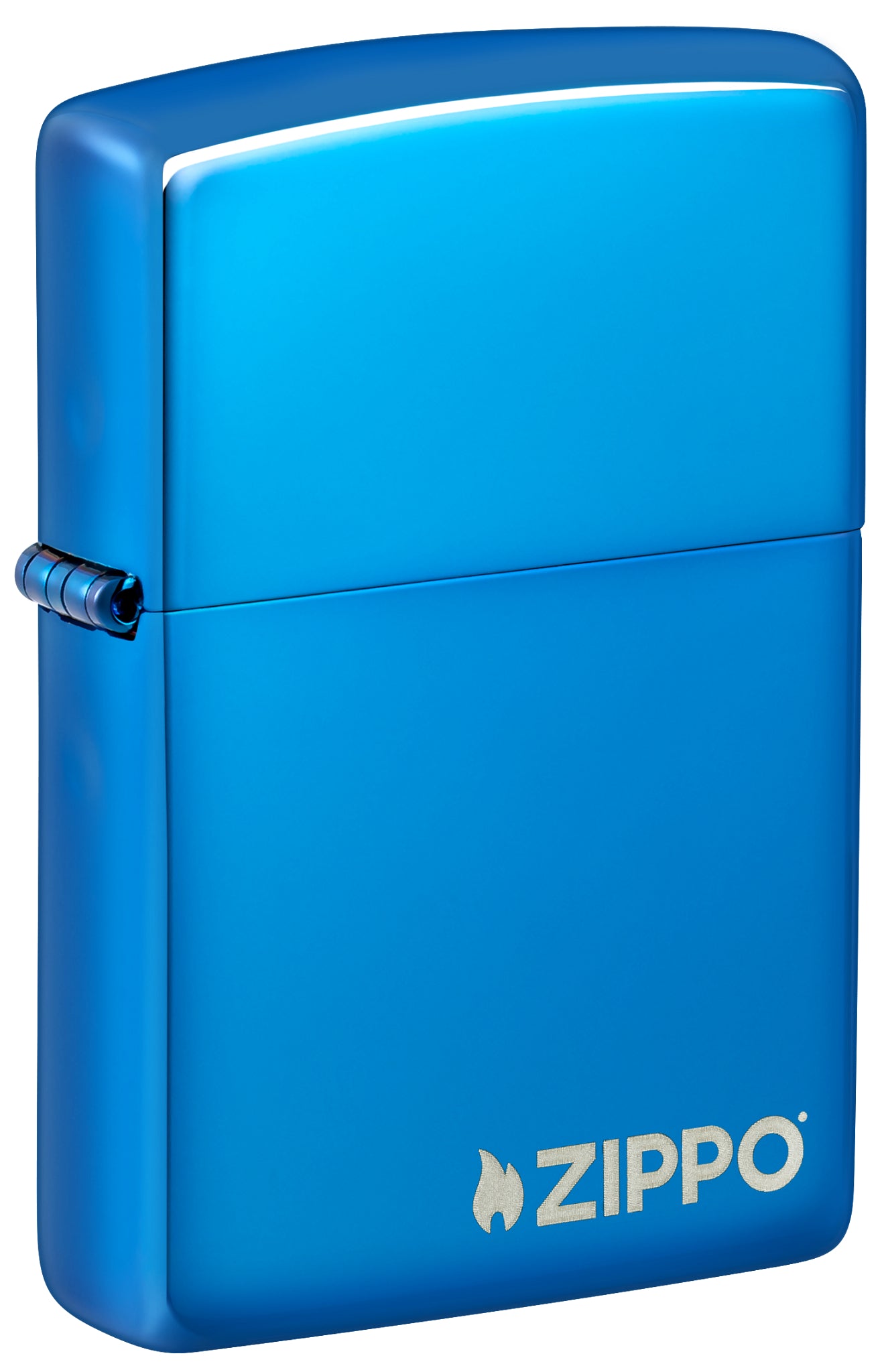 Encendedor Zippo Classic High Polish Blue Zippo Logo 20446ZL 1 Encendedor Zippo Classic High Polish Blue Zippo Logo 20446ZL