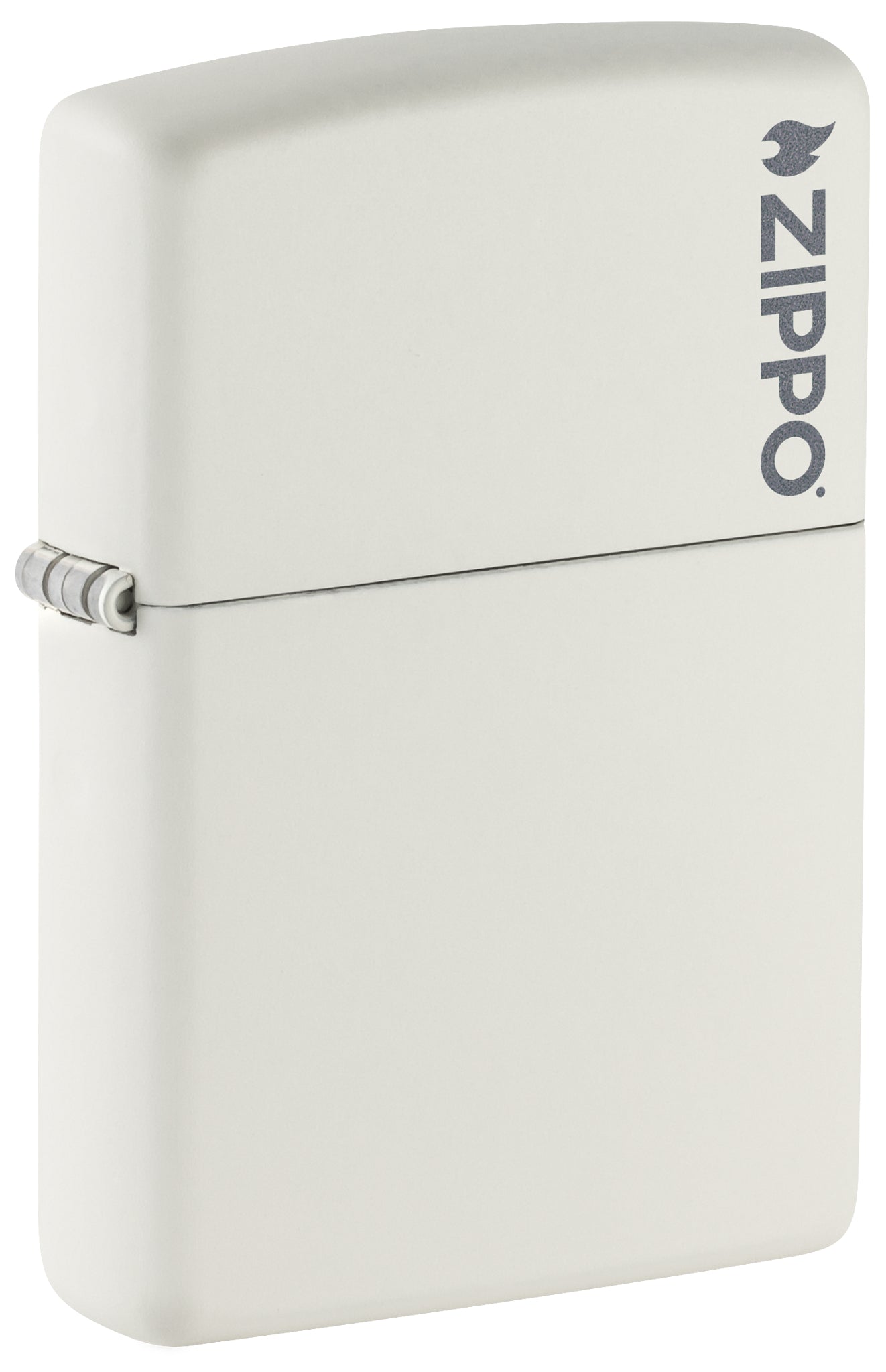 Encendedor Zippo Classic White Matte Zippo Logo 214ZL 1 Encendedor Zippo Classic White Matte Zippo Logo 214ZL