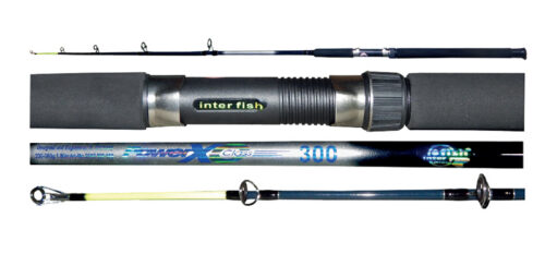 Caña Fibra de Vidrio InterFish Power XC Class 3 mts. 100-250 grs. 2 Tramos