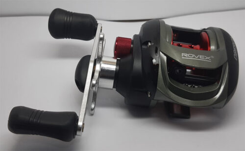 Reel Rotativo Rovex Oberon Perfil Bajo 4 + 1 Rulemanes