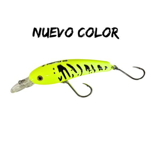 Señuelo Go Fishing Banana BAN07 Amarilla con Atigrado Negro