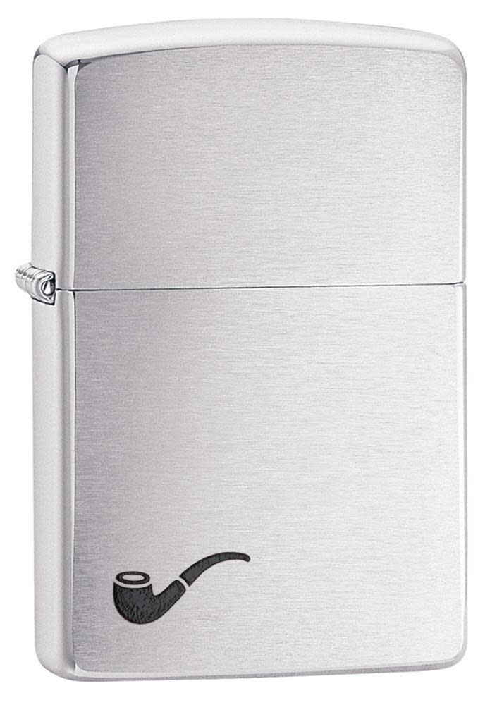 Encendedor Zippo Pipe Brushed Chrome 200PL 1 Encendedor Zippo Pipe Brushed Chrome 200PL