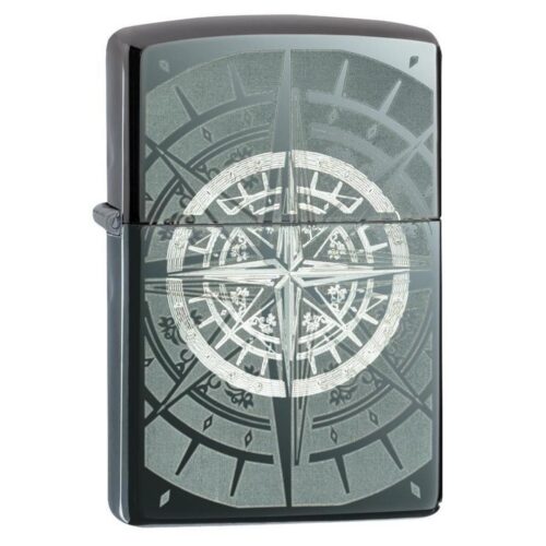 Encendedor Zippo Black Ice Compass 29232