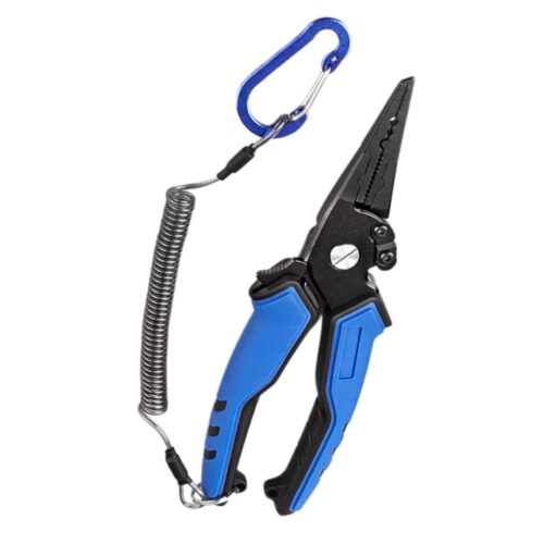 Pinza Go Fishing de Aluminio con Cortador para Multifilamento