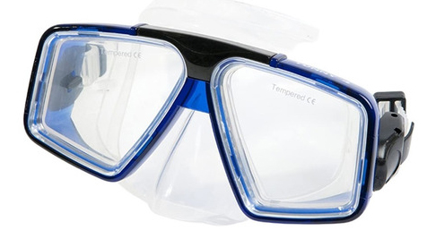 Mascara Snorkel National Geographic Tunny 4 Azul