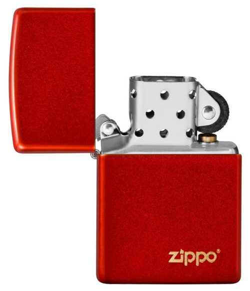 Encendedor Zippo Classic Metallic Red Zippo Logo 49475ZL