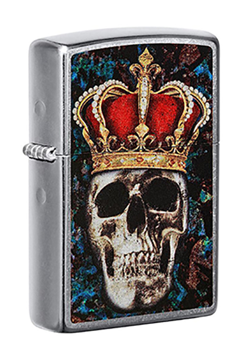 Encendedor Zippo Rey de Calavera