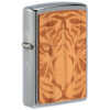 Encendedor Zippo Woodchuck USA Cherry Tiger Head (madera) 49707