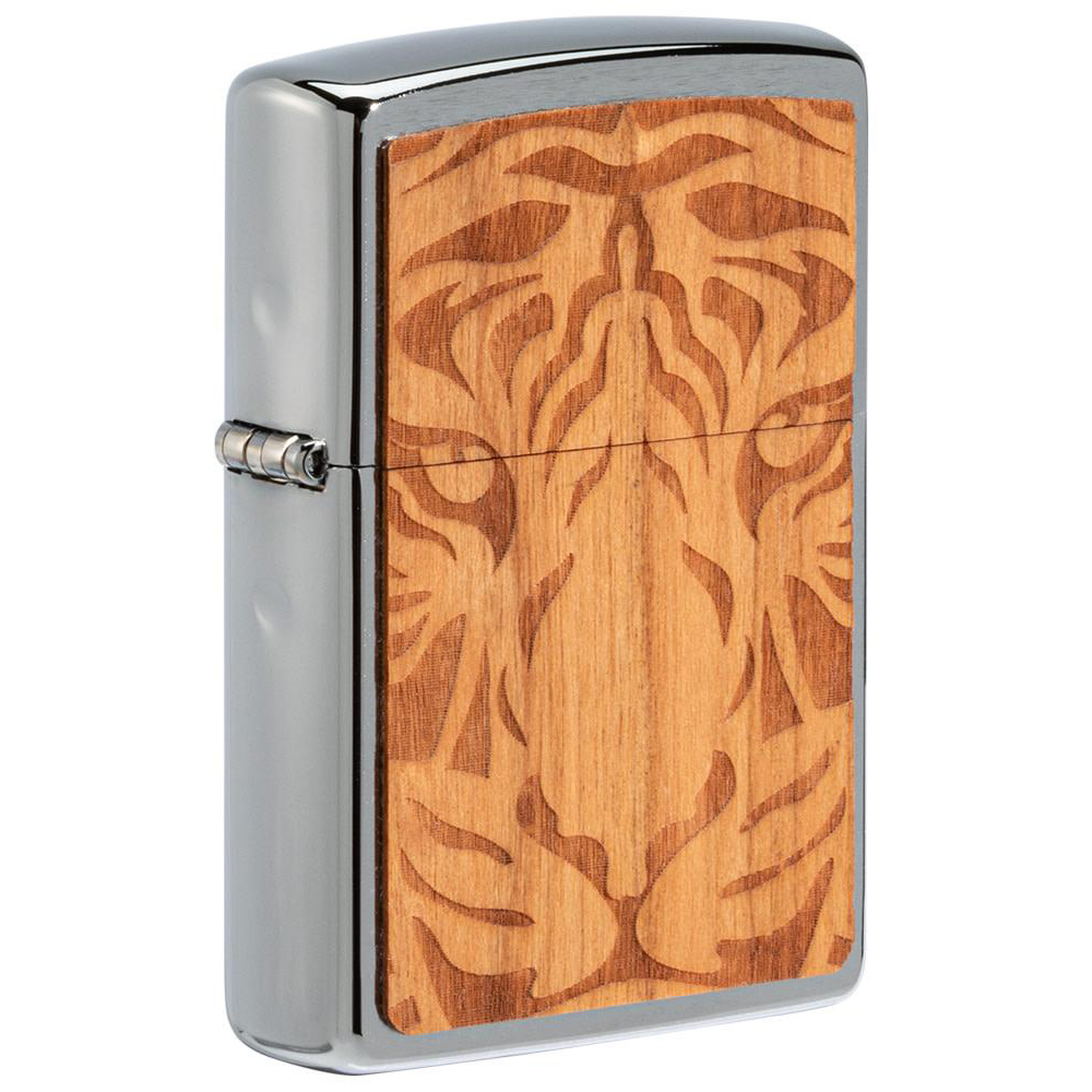 Encendedor Zippo Woodchuck USA Cherry Tiger Head (madera) 49707 1 Encendedor Zippo Woodchuck USA Cherry Tiger Head (madera) 49707