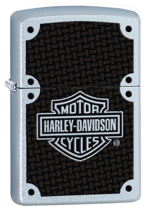 Encendedor Zippo Harley-Davidson Carbon Fiber Shield Design 24025