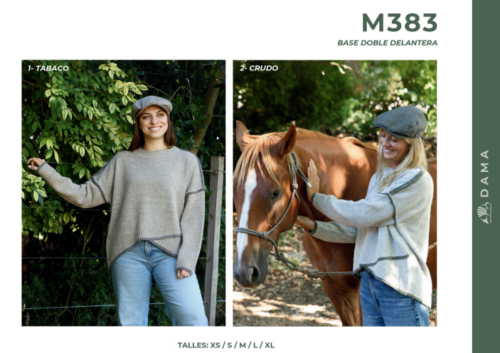 Sweater Base Doble Delantera Mulita Campo M383 Dama