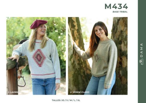 Sweater Base Tribal Mulita Campo M434 Dama