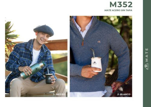 Mate de Acero sin Tapa Mulita Campo M352