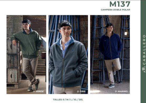 Campera Doble Polar Mulita Campo M137