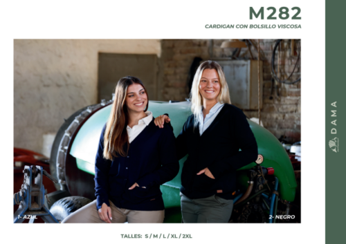 Cardigan con Bolsillo Viscosa Mulita Campo M282 Dama