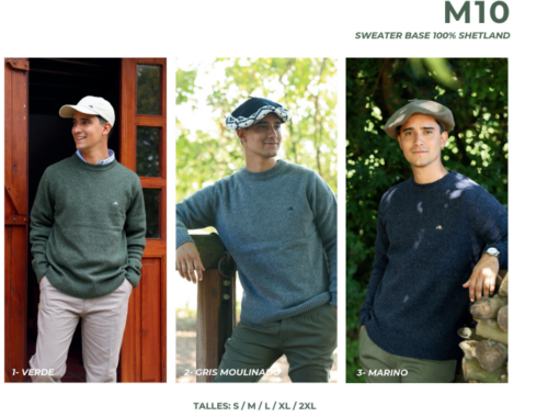 Sweater Base 100% Shetland Mulita Campo M10