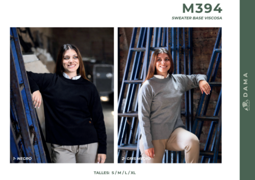 Sweater Base Viscosa Mulita Campo M394 Dama