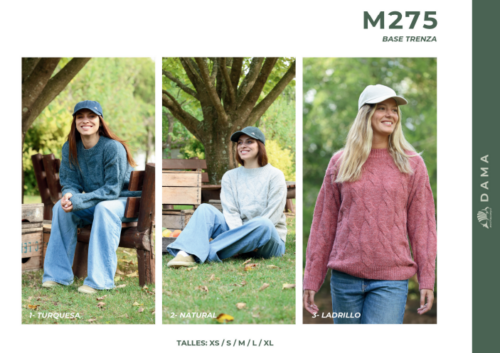 Sweater Base Trenza Mulita Campo M275 Dama