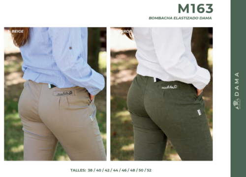 Bombacha Elastizada Mulita Campo M163 Dama