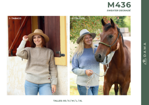 Sweater Degradé Mulita Campo M436 Dama