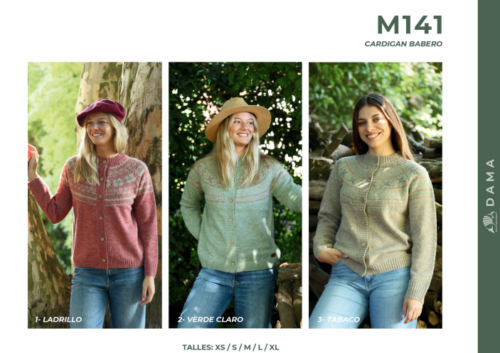 Cardigan Babero Mulita Campo M141 Dama