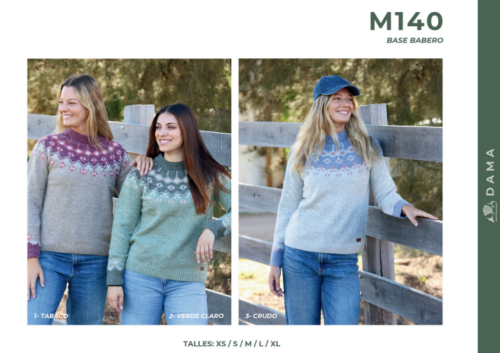 Sweater Base Babero Mulita Campo M140 Dama