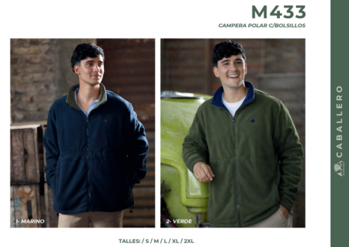 Campera Polar con Bolsillos Mulita Campo M433