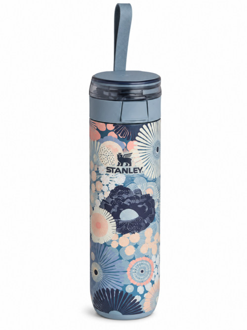 Stanley Flowstate Spring Bottle Celeste y Rosa Floral 20 oz Celeste Floral