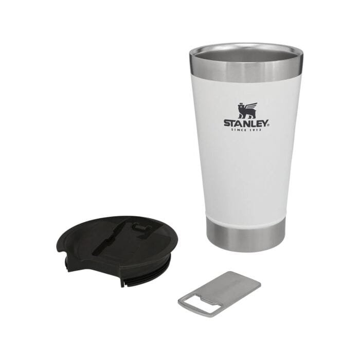 Stanley Vaso Cerveza 16 oz con Destapador Polar (Blanco) 1 Stanley Vaso Cerveza 16 oz con Destapador Polar (Blanco)