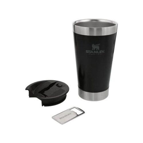 Stanley Vaso Cerveza 16 oz con Destapador Negro (Mate)